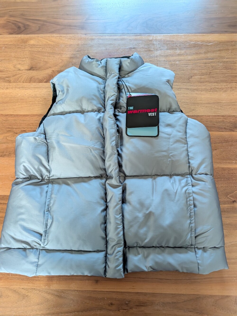 NWT Gap 1999 Women's Warmest Vest - Gray, Small